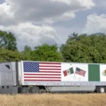 truck-is-moving-with-three-flags-on-it